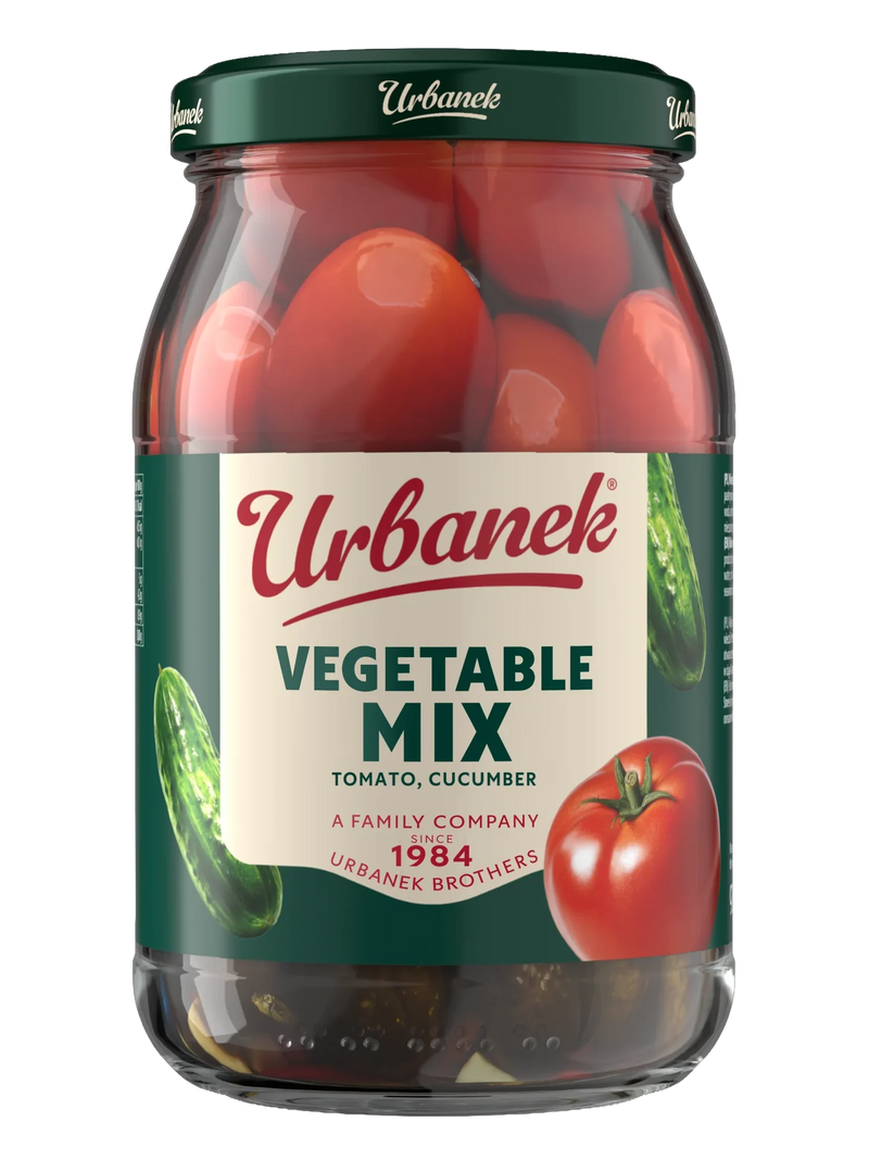 Urbanek Vegetable mix tomato, cucumber 930 g