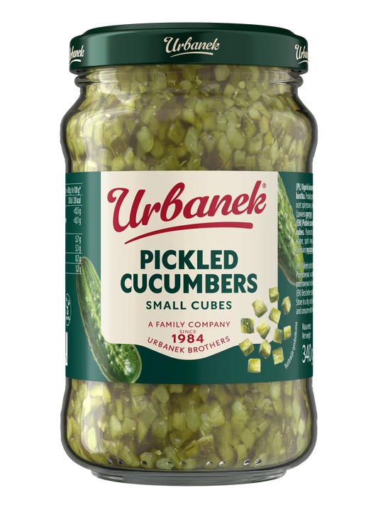 Urbanek Pickled cucumbers small cubes 340 g