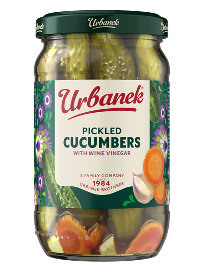  Pickled cucumbers with wine vinegar