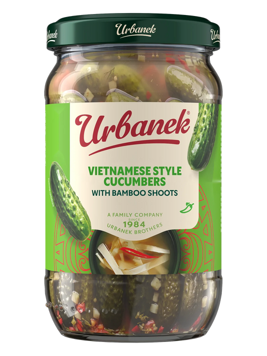 Urbanek Vietnamese style cucumbers with bamboo shoots 680 g