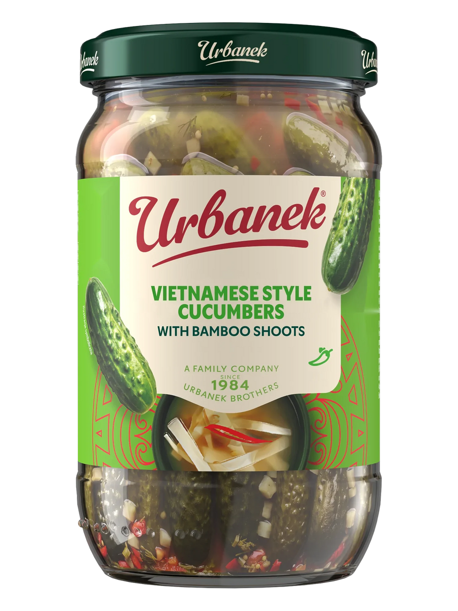 Vietnamese-style cucumbers with bamboo shoots