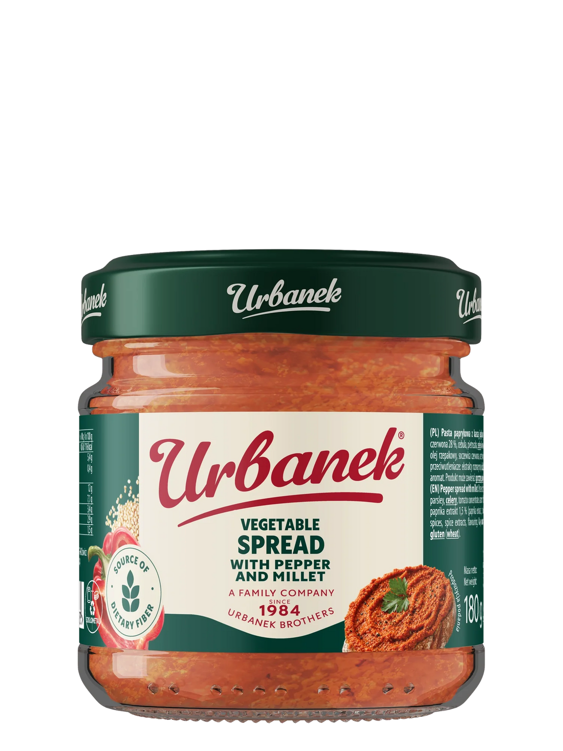 Urbanek Pepper spread with millet 180 g
