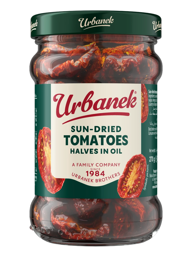 Urbanek Sun-dried tomatoes in oil with herbs 270 g