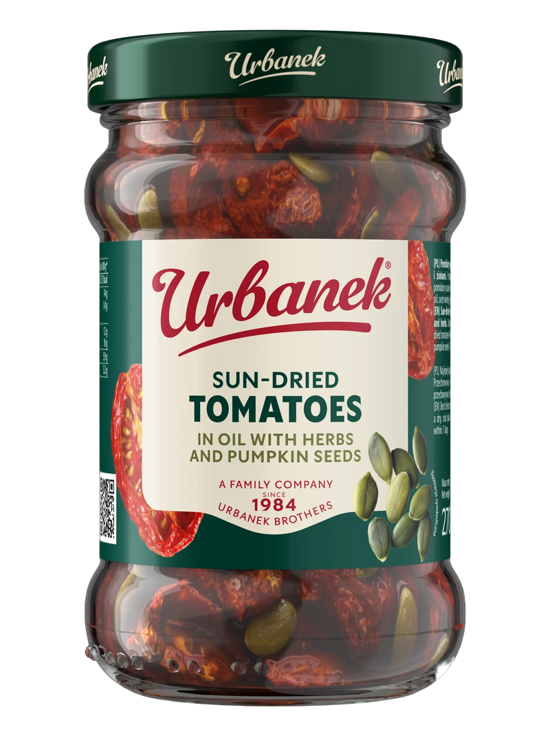 Urbanek Sun-dried tomatoes in oil with pumpkin seeds 270 g
