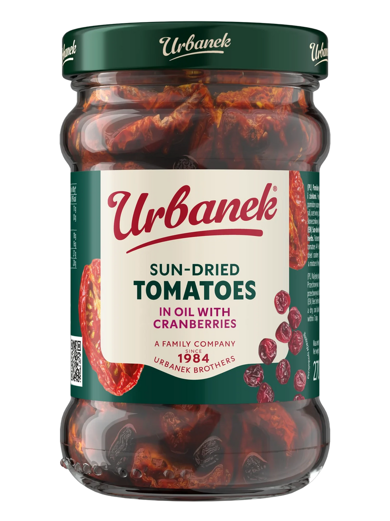 Urbanek Sun-dried tomatoes in oil with cranberries 270 g