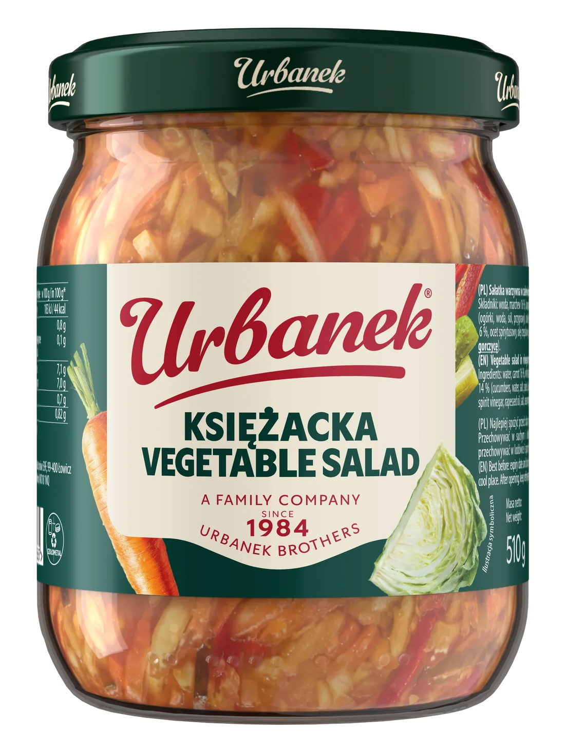Urbanek Księżacka vegetable salad 510 g