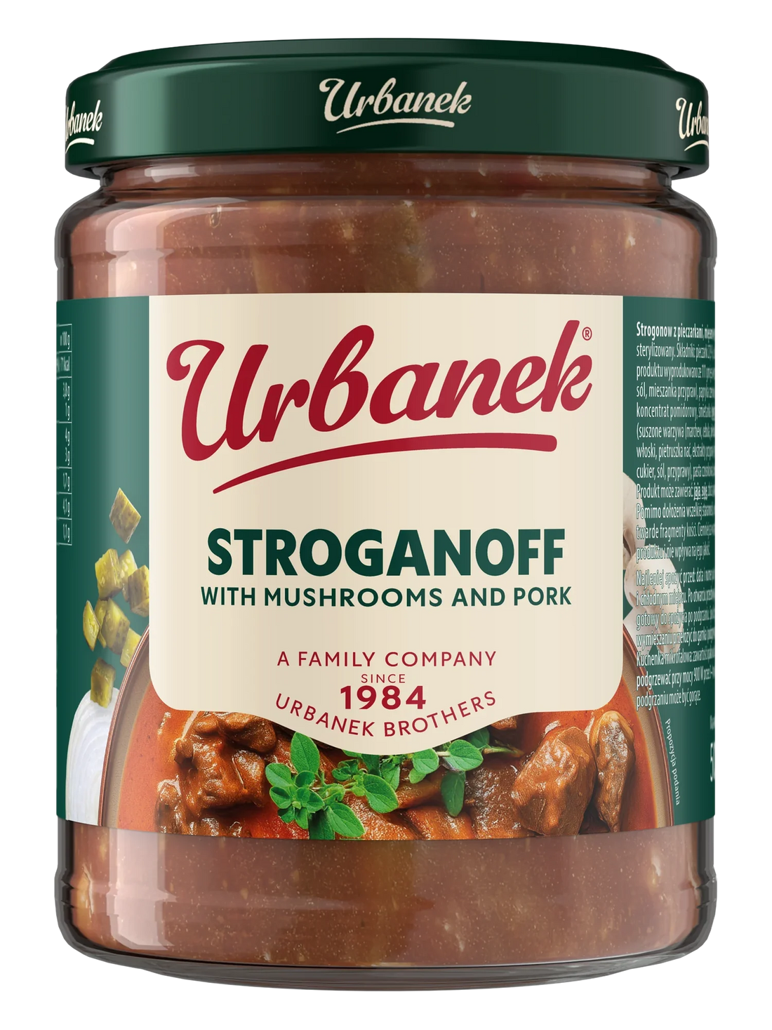 Urbanek Stroganoff with mushrooms and pork 500 g