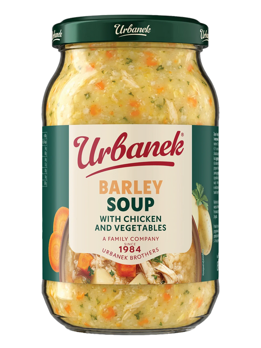 Urbanek Barley soup with chicken and vegetables 850 g