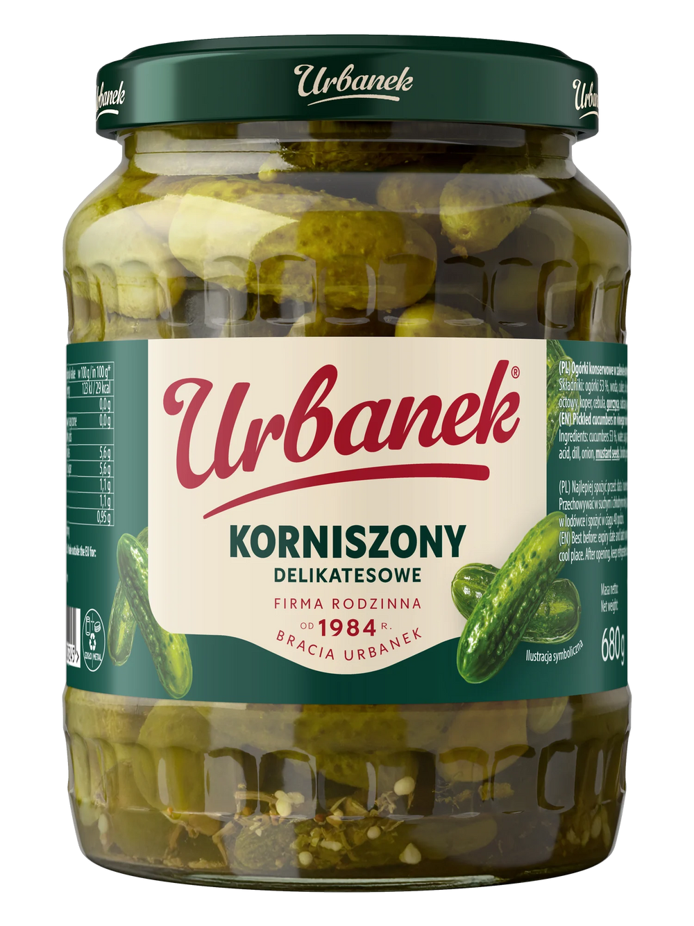 Urbanek Korniszony delikatesowe