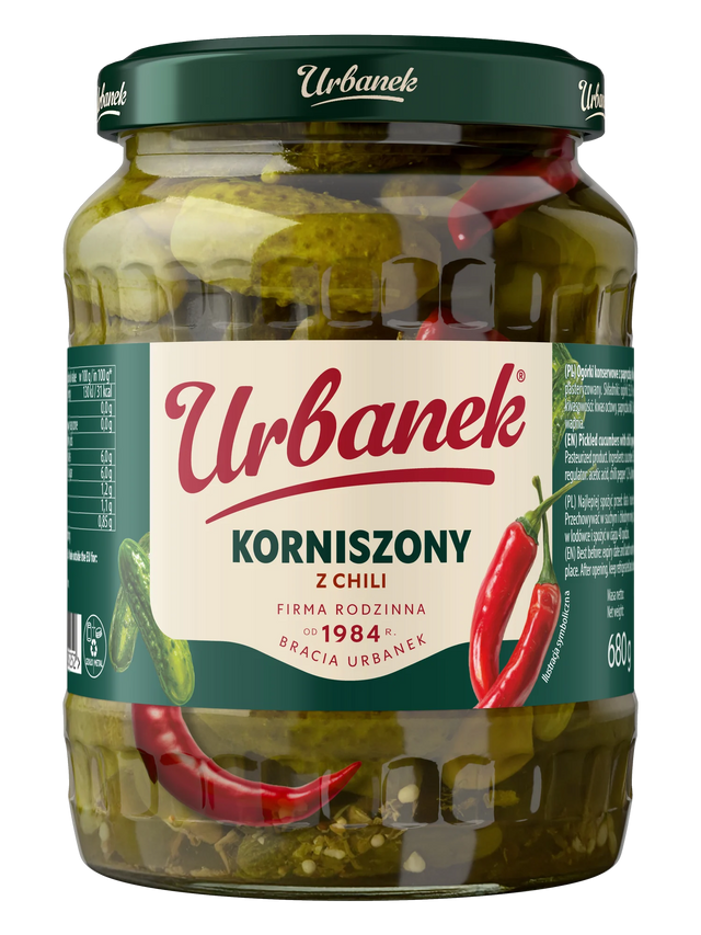 Korniszony z chili