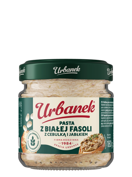 Urbanek Pasta z białej fasoli z cebulką i jabłkiem