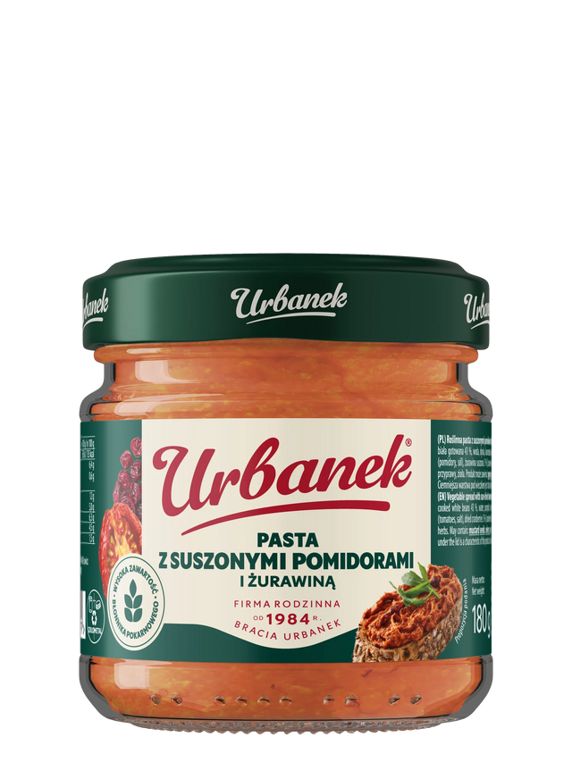 Pasta z suszonymi pomidorami i żurawiną