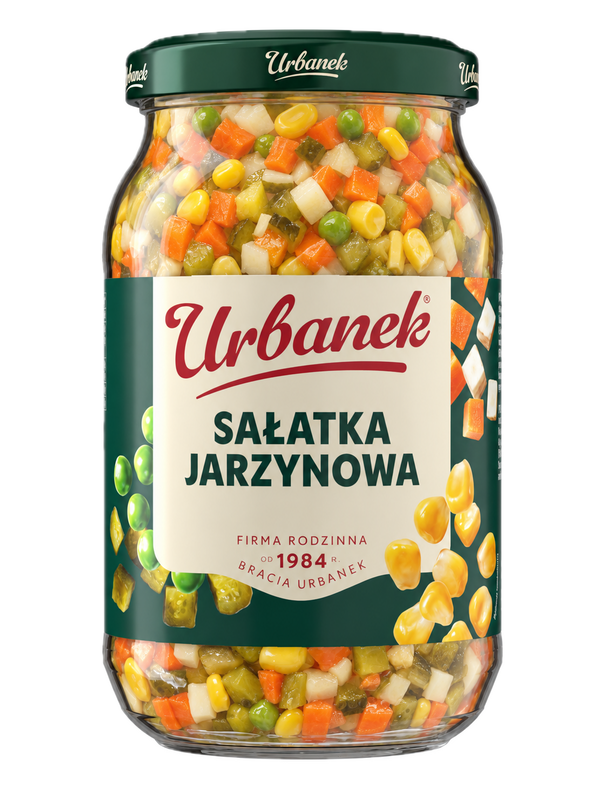 Sałatka jarzynowa z kukurydzą