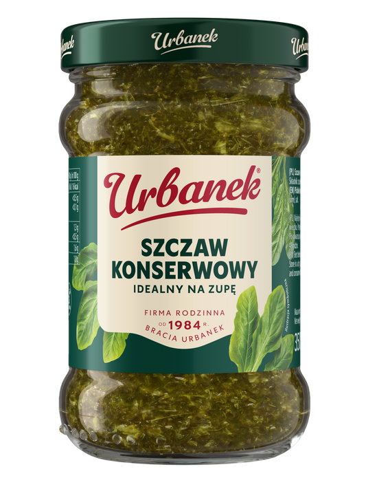 Słoik Urbanek Szczaw konserwowy