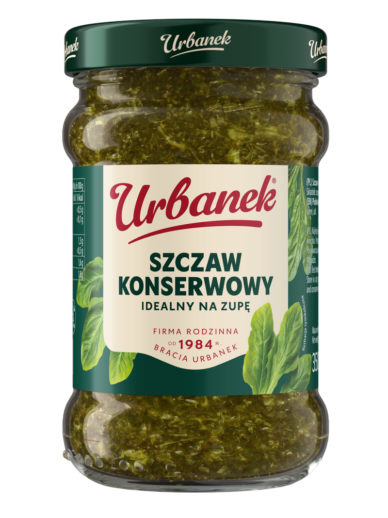 Słoik Urbanek Szczaw konserwowy
