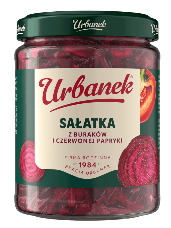 Sałatka z buraków i czerwonej papryki