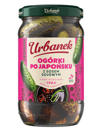 Ogórki po japońsku z sosem sojowym
