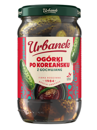 Ogórki po koreańsku z gochujang